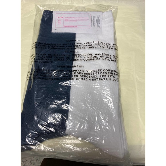 Girls Knee Socks 6-Pack Size Large (3-6 shoe size) - Picture 3 of 3